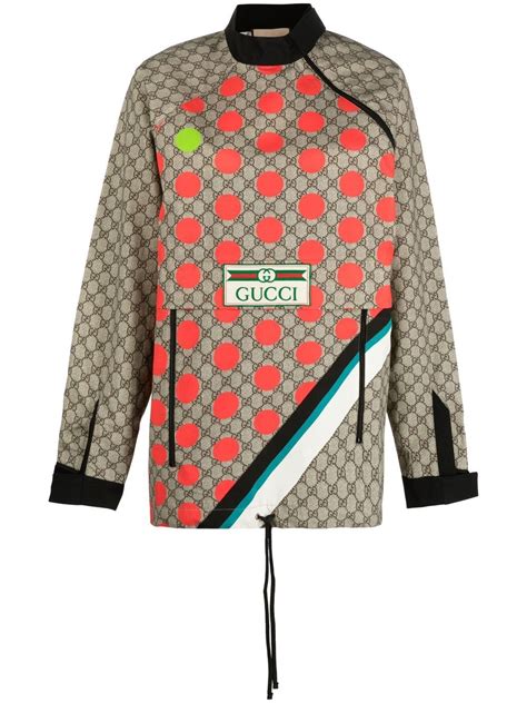 gucci shiny jacket|gucci jacket farfetch.